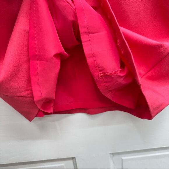 NWT Trina Turk river ponte shift dress coral women's 4 mock neck sleeveless - Picture 7 of 12